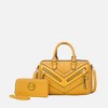 MKF Collection Lara Women’s Satchel Bag – Stylish and Spacious Handbag with Matching Wallet – by Mia K- Yellow - 2 of 4