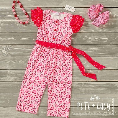 Gender Neutral Lovely Leopard Girl Jumpsuit - Pete + Lucy
