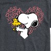 Men's - Peanuts - Snoopy Woodstock Xo Heart Short Sleeve Graphic T-Shirt - 2 of 4