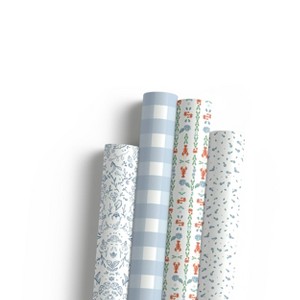 Eight Sheets Two-Sided "Cosette" & "A Pinch of Floral" Heavyweight Gift Wrap by Ramus & Co - 1 of 4