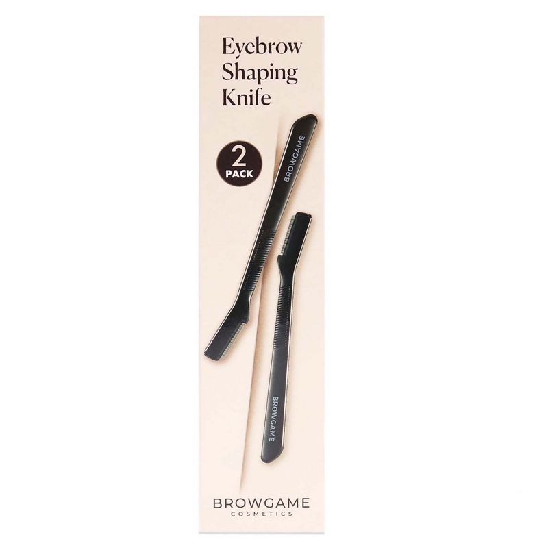 Browgame Eyebrow Shaping Knife Duo - Razor Blades - 2 pc, 4 of 7