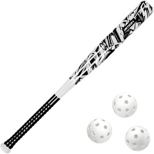 Ortiz34 Bat & Ball Set - Graffiti Plastic Bat & Ball Homerun Set- David Ortiz Backyard Baseball Set for Youth, Kids, Teenagers, Adults - 1 of 4