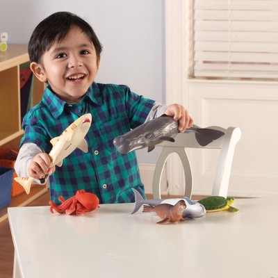Jumbo Ocean Animal Set in Durable Plastic for Kids