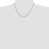 Black Bow Jewelry 1.2mm Sterling Silver, Round Solid Snake Chain Necklace - 3 of 4