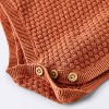 Baby Girls' 2pc Sweater Romper Set - Cloud Island™ Brown - 4 of 4