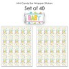 Big Dot of Happiness Colorful Baby Shower - Mini Candy Bar Wrapper Stickers - Gender Neutral Party Small Favors - 40 Count - 3 of 4