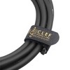 Clef Audio Labs Instrument Guitar Cable,15ft -1/4 inch TS Straight to Right Angle Electric bass Guitar AMP Cord 22AWG,PVC Jacket - 3 of 4