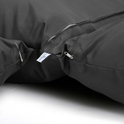 Black Cotton 2-Person Hanging Swing Chair Cushion