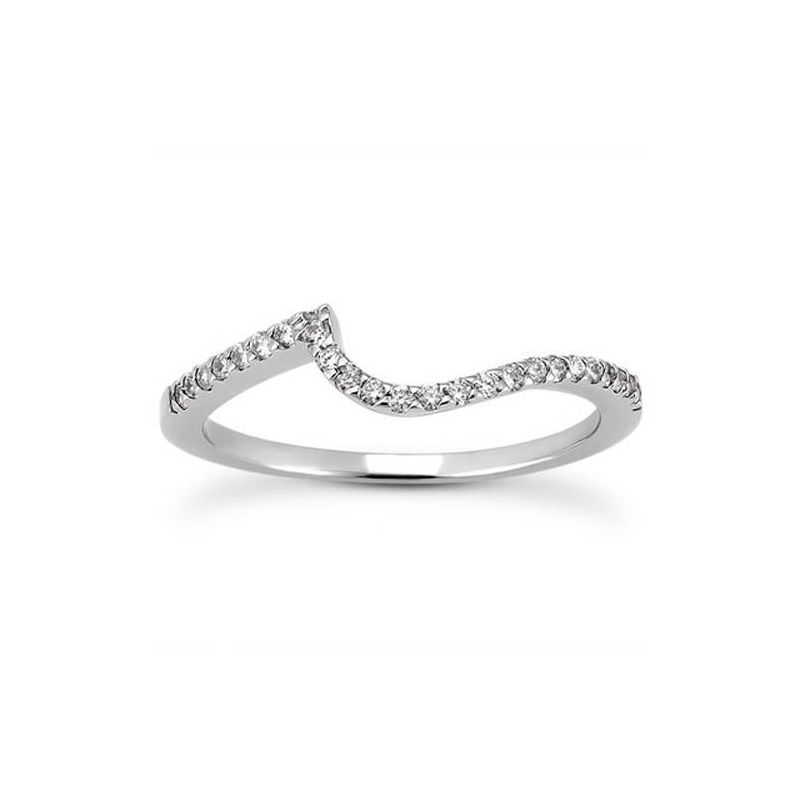 Pompeii3 3/4 CT Diamond Engagement Ring Set 14K White Gold, 3 of 5