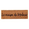 Evideco French Home Goods Sheltered Long Narrow 30 in. x 10 in. Front Door Mat Coir Coco Fibers - 2 of 4