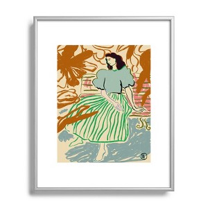 sandrapoliakov FIRST WARM DAY AFTER WINTER Metal Framed Art Print - Deny Desings - 1 of 3