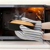 REGALWOVEN Soft Oven Mitts, Heat-Resistant Cooking Gloves, Thick Cotton Lining, Flexible Gripping for Baking, Kitchen Mitts 2Pcs - 4 of 4