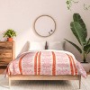 Deny Designs Holli Zollinger Millie Stripe Comforter Bedding Set Red - 3 of 4