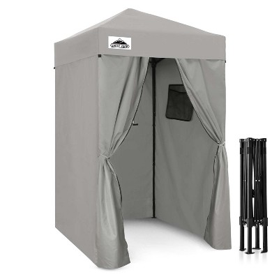 EAGLE PEAK 4x4 Pop Up Canopy, Flex Ultra Compact Portable Privacy Changing Room Photoshoots