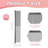 Unique Bargains Stainless Steel Rounded Ends Gentle Care Pet Comb 3 Pcs - 2 of 4