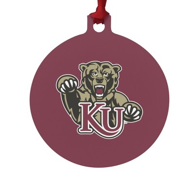 Kutztown Primary Logo Aluminum Holiday Christmas Tree Ornament