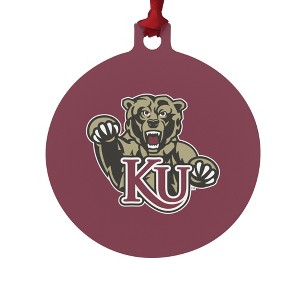 Kutztown Primary Logo Aluminum Holiday Christmas Tree Ornament - 1 of 4