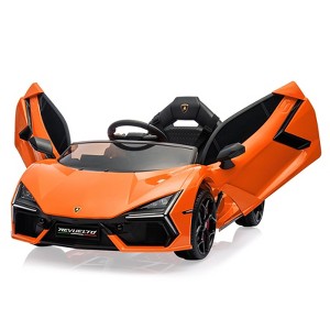 12V Kids Ride On Car, Licensed Lamborghini Revuelto Electric Car for Kids Over 37 Months, Battery Powered Sports Car - 1 of 4