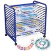 Art Drying Rack, Removable Shelves Mobile Paint Drying Rack with Lockable Castors, Canvas Rack Art Storage Ideal for Schools and Art Studios - 3 of 4