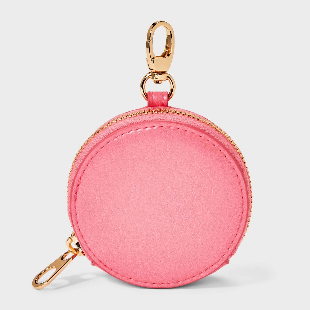 Photos - Travel Accessory Circle Pouch - Universal Thread™ Coral Pink