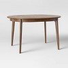 Astrid Mid-Century Round Extendable Dining Table - Threshold™ - image 3 of 4