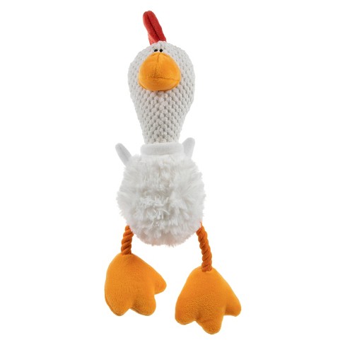 Trustypup Multi Tug Chicken Dog Toy White L Target