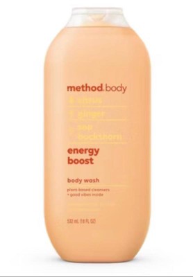 Method Body Wash, Daily Zen, Shower Gel, Vibrant Cucumber, Seaweed& Green Tea | UK