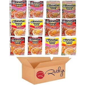 Maruchan Ramen Noodle Cup Soup Instant Lunch 12 Count - Assorted Flavors - 1 of 1