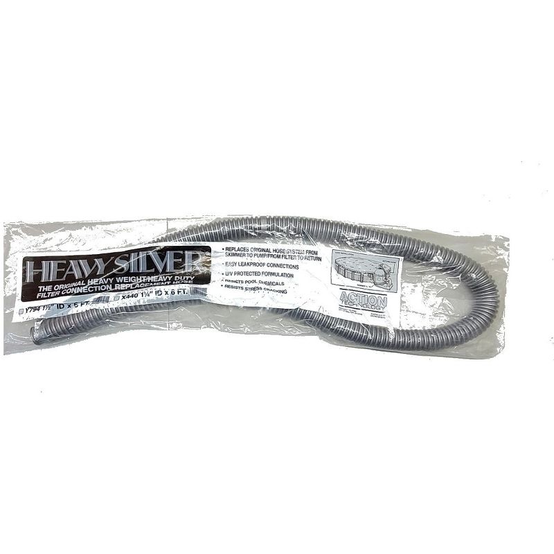 Heavy Weight Heavy Duty Filter Connection Replacement Hose 1 1/4 in D x 6 Ft, 2 of 4