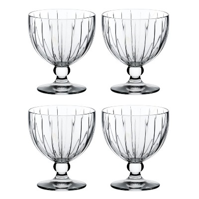 Riedel 0515/09S6 Sunshine Collection Classic Serveware Crystal Dessert Coupette Glass Dish, Set of 4