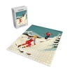 The Whiskey Ginger Retro Skiing Couple Jigsaw Puzzle - Deny Designs - 2 of 2
