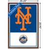 Trends International MLB New York Mets - Logo 22 Framed Wall Poster Prints - 3 of 4