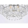 Elegant Lighting Mila 20 inch flush mount in chrome - 4 of 4