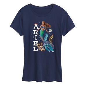 Women's - Disney - Ariel in Water Short Sleeve Graphic T-Shirt - 1 of 4