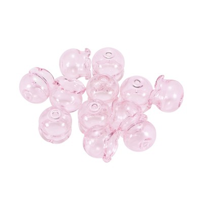 Unique Bargains Glass Jellyfish Wind Bell Beads 12 Pcs