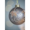 Syemin Decorative Objects Christmas Ball Ornaments Glass Decorative Hang Ball Christmas Tree Ornaments for Decorations Set of 12, Silver, 3"*3"*3" - 3 of 4