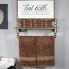Rayon from Bamboo and Cotton Blend Cozy Plush Towel Set by Blue Nile Mills - 2 of 4