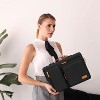 Hachikiko 360 Protective 15-15.6 Inch Laptop Shoulder Bag - Side Open Messenger Bag with 4 Zipper Pockets - 3 of 4