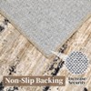 coucheta Rugs, Washable Modern Abstract Accent Carpet, Non-Slip Low Pile Indoor Area Rug for Kitchen Bedside Soft No-Shedding - 2 of 4