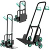 Stair Climbing Dolly with 6 Wheels, Heavy Duty Folding Hand Truck for Moving, Warehouse & Home Use, 440 Lbs Load Capacity - 2 of 4