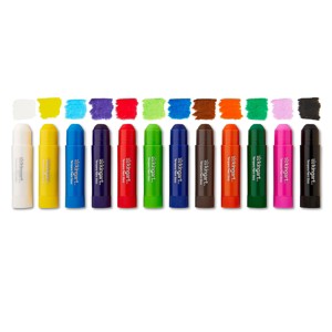 KINGART Tempera Paint Sticks, 12 Colors - 1 of 4