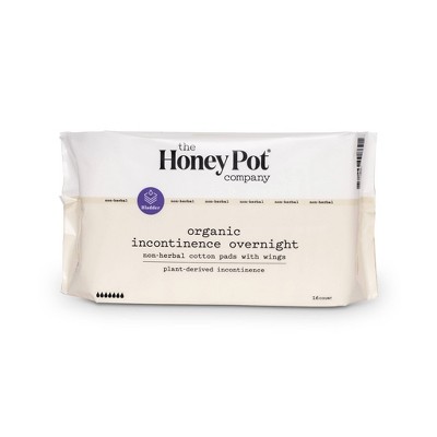The Honey Pot Non Herbal Incontinence Nighttime Pads - 16ct