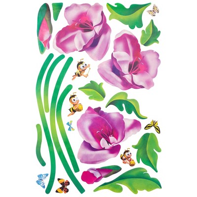 Slickblue Spring Garden Wall Decals 23.6x35.9 inch – Elegant Vinyl Stickers for Living Room & Bedroom Decoration