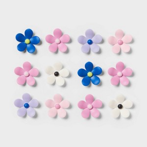 12pc Flower Fridge Magnet Set - Room Essentials™ - 1 of 3