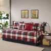 SEVOBAL Daybed Cover Set Quilted Cover Daybeds Pre-Washed Cotton Filled Coastal Bedding Scallop Edge Shams Bedskirt Pillow - 2 of 4
