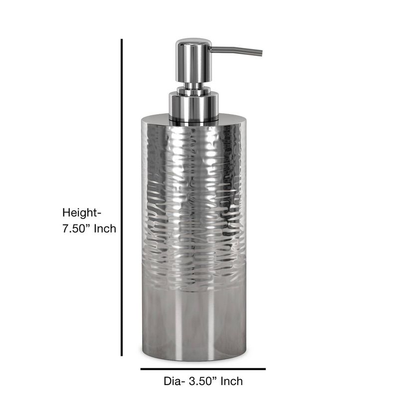 Metropolitan Metal Liquid and Soap Dispenser - Nu Steel, 3 of 8