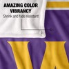 Williams College Logo Stripe Silky Touch Blanket White 50x60 - 4 of 4