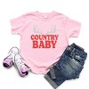Country Baby Antlers Puff Print  - Toddler Short Sleeve Graphic T-Shirt - 2 of 3