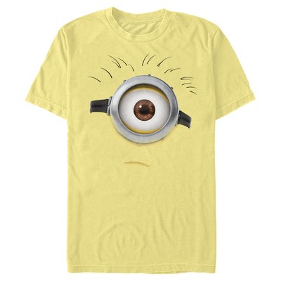 Men's Despicable Me Minions Carl Sad Big Face T-shirt : Target