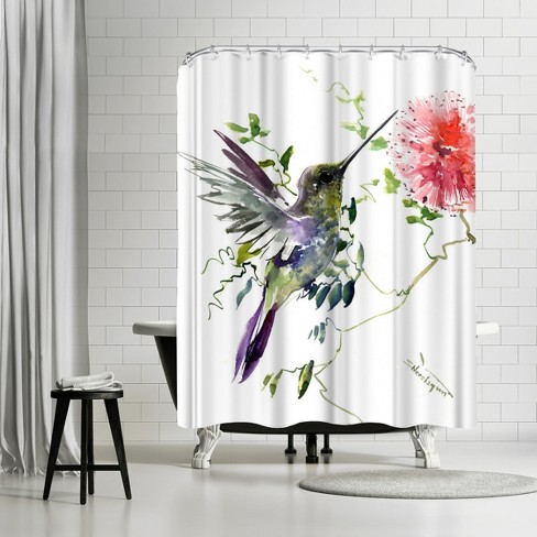 Americanflat 71 X 74 Shower Curtain, Hummingbirds 2 By Suren Nersisyan :  Target
